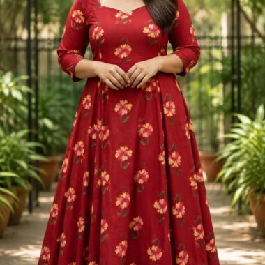 Cotton Anarkali